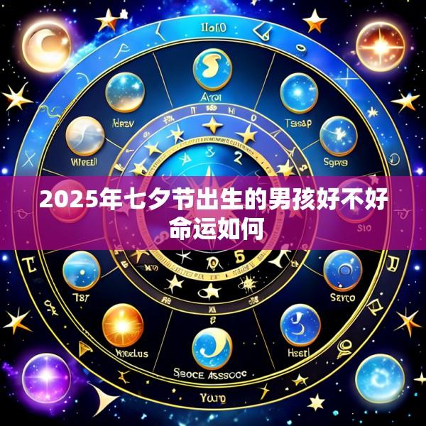 2025年七夕节出生的男孩好不好 命运如何