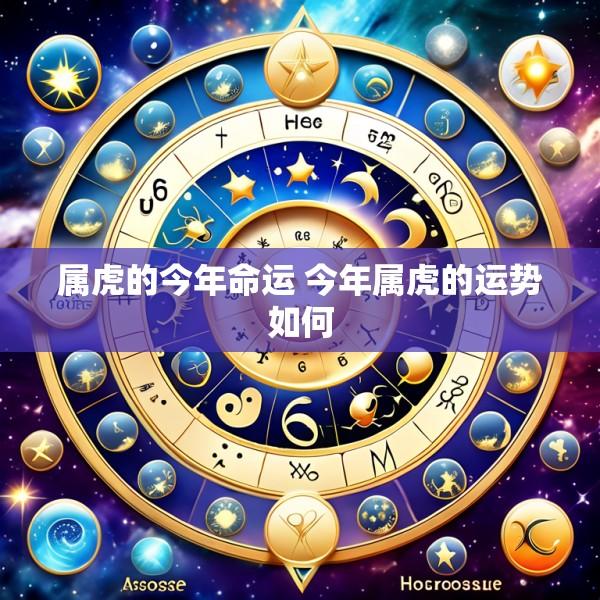 属虎的今年命运 今年属虎的运势如何