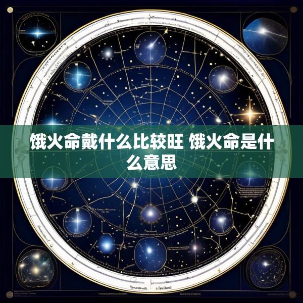 饿火命戴什么比较旺 饿火命是什么意思