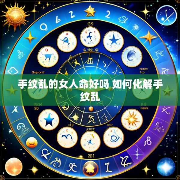 手纹乱的女人命好吗 如何化解手纹乱
