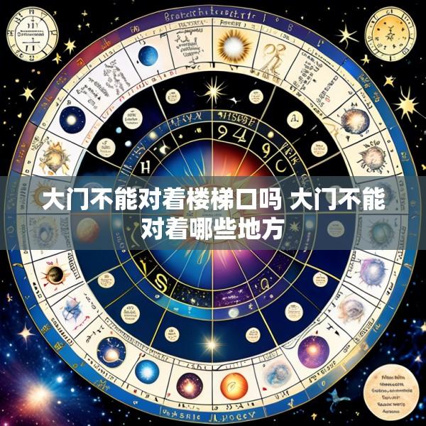 大门不能对着楼梯口吗 大门不能对着哪些地方
