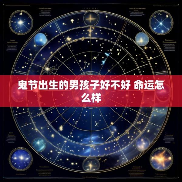 鬼节出生的男孩子好不好 命运怎么样