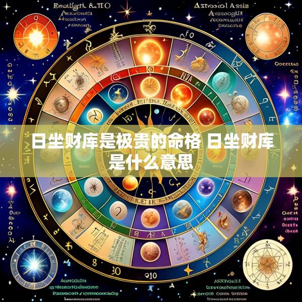 日坐财库是极贵的命格 日坐财库是什么意思