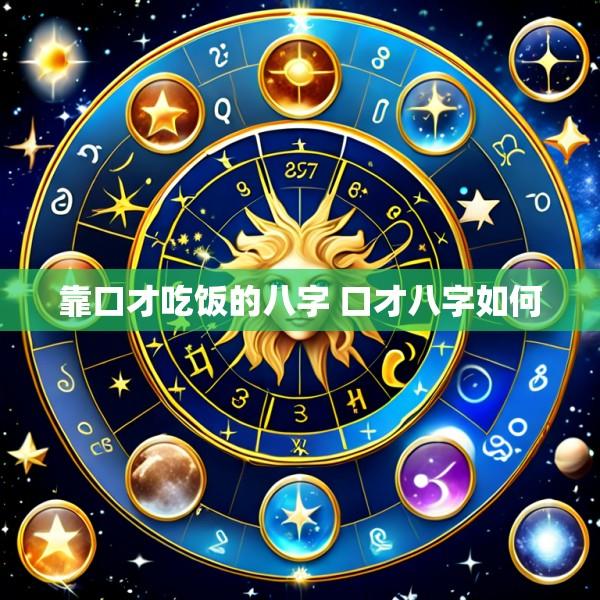 靠口才吃饭的八字 口才八字如何