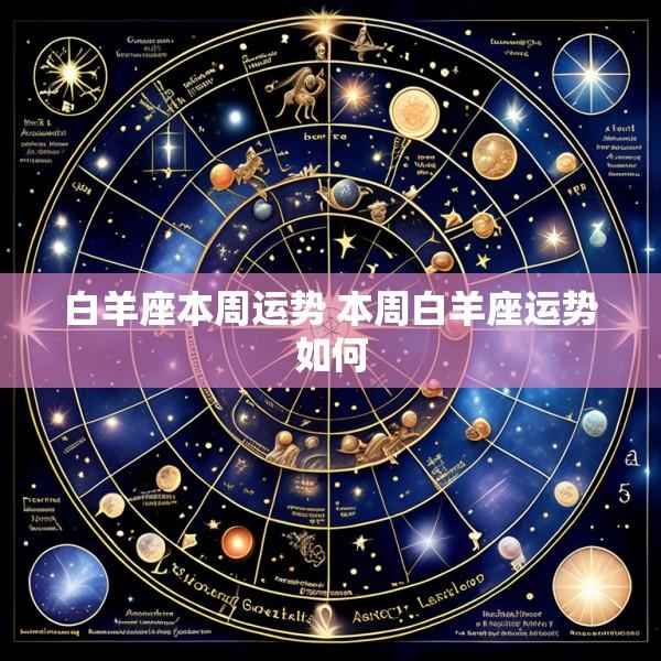 白羊座本周运势 本周白羊座运势如何