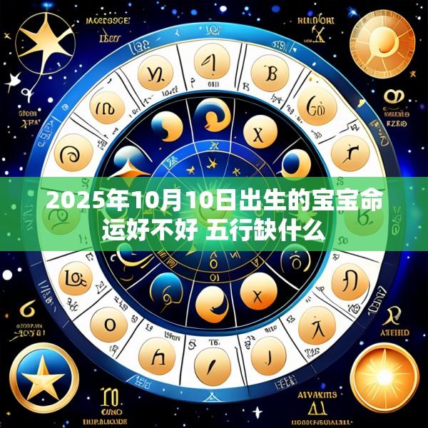 2025年10月10日出生的宝宝命运好不好 五行缺什么