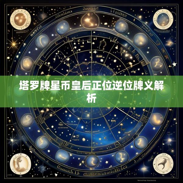 塔罗牌星币皇后正位逆位牌义解析