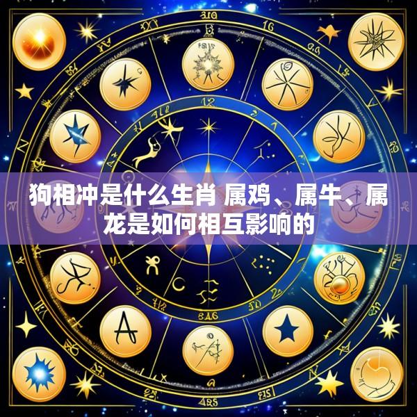 狗相冲是什么生肖 属鸡、属牛、属龙是如何相互影响的