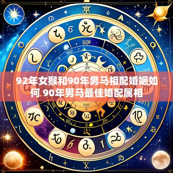 92年女猴和90年男马相配婚姻如何 90年男马最佳婚配属相
