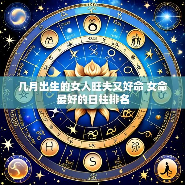 几月出生的女人旺夫又好命 女命最好的日柱排名