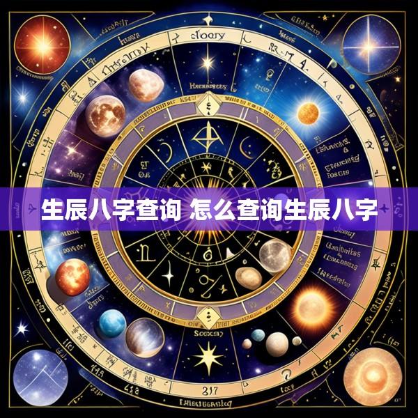 生辰八字查询 怎么查询生辰八字