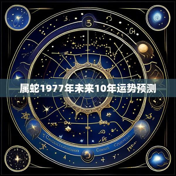 属蛇1977年未来10年运势预测