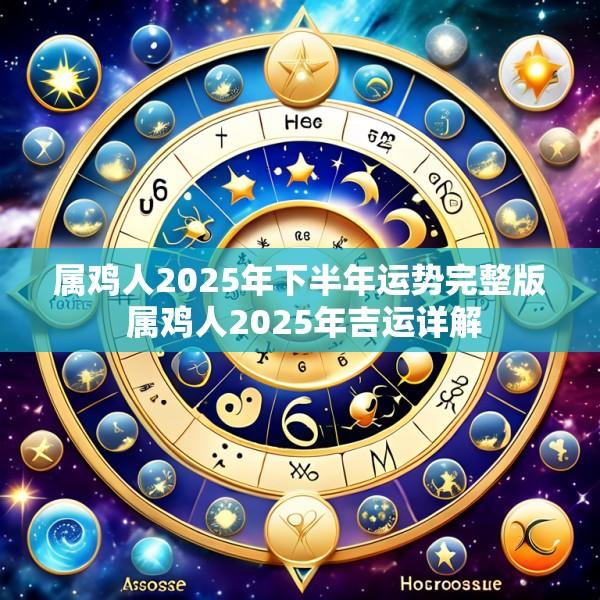 属鸡人2025年下半年运势完整版 属鸡人2025年吉运详解