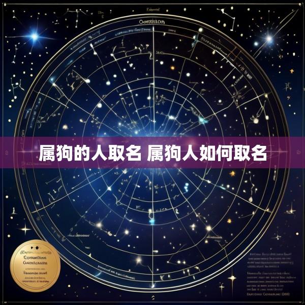 属狗的人取名 属狗人如何取名