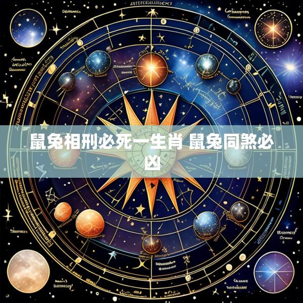 鼠兔相刑必死一生肖 鼠兔同煞必凶