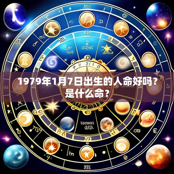 1979年1月7日出生的人命好吗？是什么命？