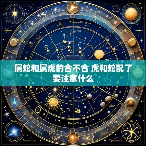 属蛇和属虎的合不合 虎和蛇配了要注意什么