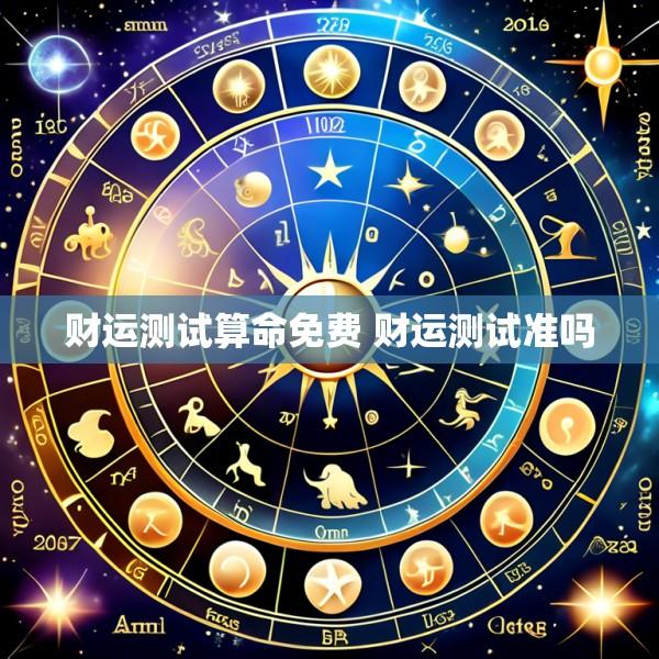 财运测试算命免费 财运测试准吗