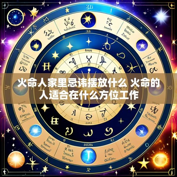 火命人家里忌讳摆放什么 火命的人适合在什么方位工作