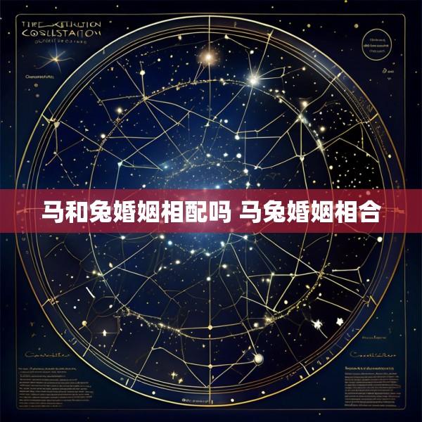 马和兔婚姻相配吗 马兔婚姻相合