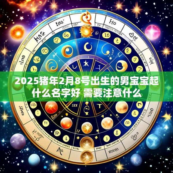 2025猪年2月8号出生的男宝宝起什么名字好 需要注意什么