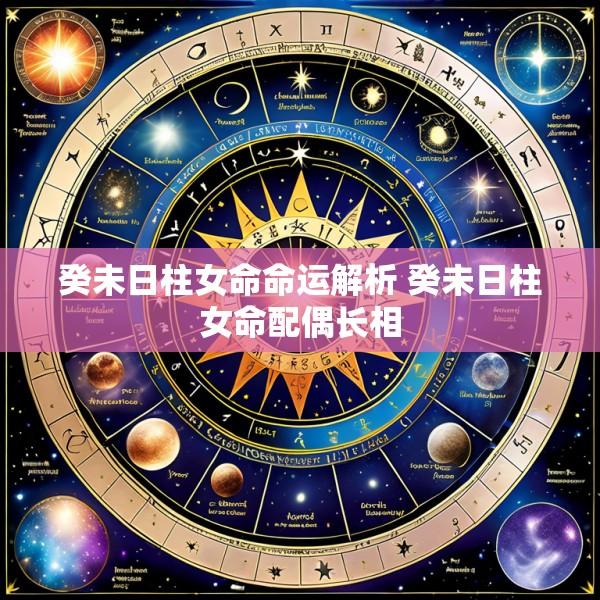 癸未日柱女命命运解析 癸未日柱女命配偶长相
