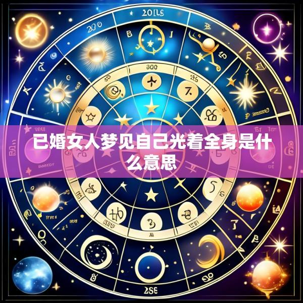 已婚女人梦见自己光着全身是什么意思