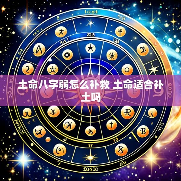 土命八字弱怎么补救 土命适合补土吗