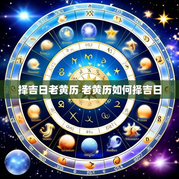 择吉日老黄历 老黄历如何择吉日