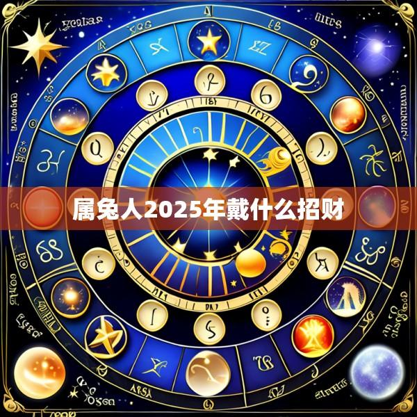 属兔人2025年戴什么招财