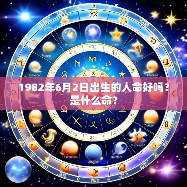 1982年6月2日出生的人命好吗？是什么命？