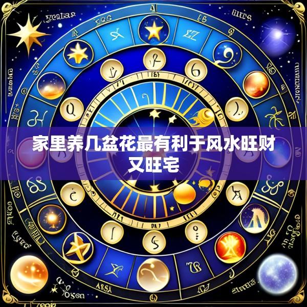 家里养几盆花最有利于风水旺财又旺宅