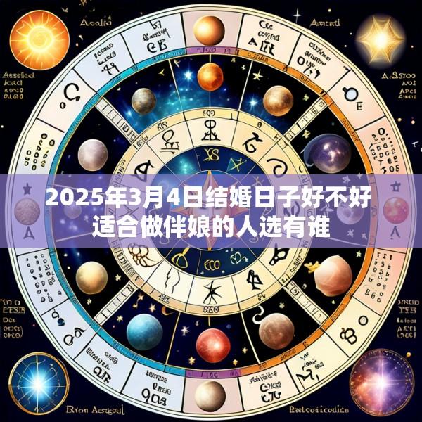 2025年3月4日结婚日子好不好 适合做伴娘的人选有谁