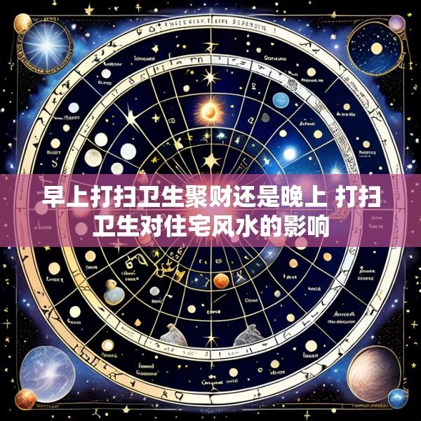 早上打扫卫生聚财还是晚上 打扫卫生对住宅风水的影响