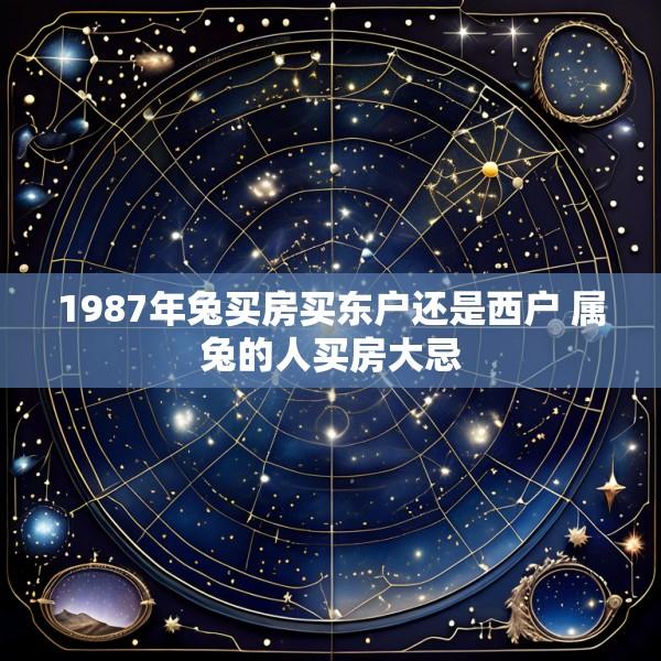 1987年兔买房买东户还是西户 属兔的人买房大忌