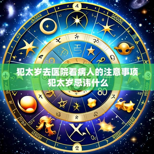 犯太岁去医院看病人的注意事项 犯太岁忌讳什么