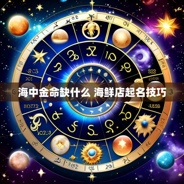 海中金命缺什么 海鲜店起名技巧