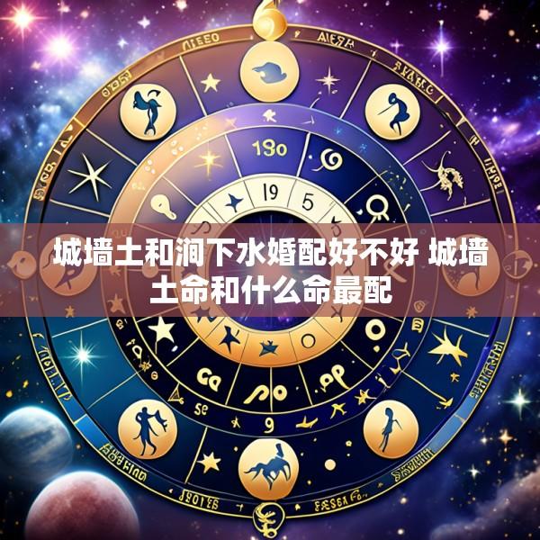 城墙土和涧下水婚配好不好 城墙土命和什么命最配