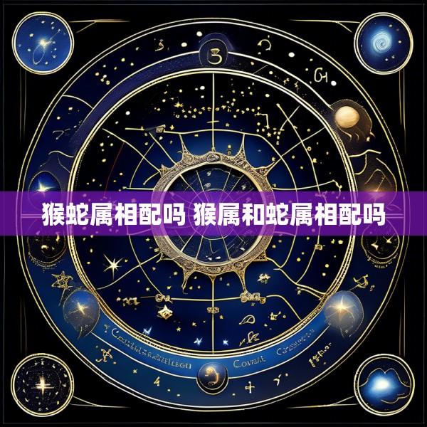 猴蛇属相配吗 猴属和蛇属相配吗