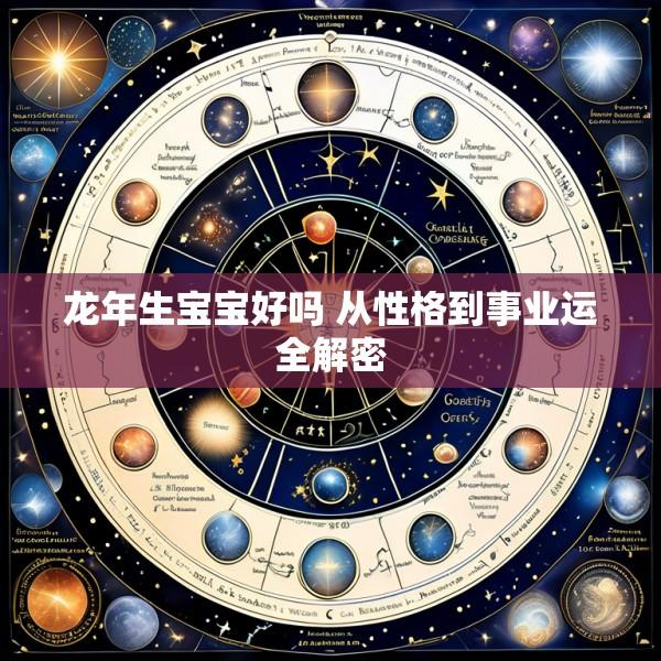 龙年生宝宝好吗 从性格到事业运全解密