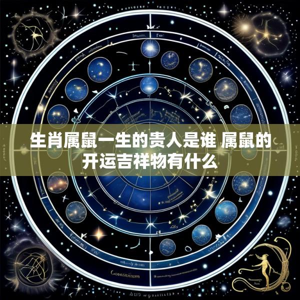 生肖属鼠一生的贵人是谁 属鼠的开运吉祥物有什么