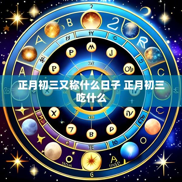 正月初三又称什么日子 正月初三吃什么