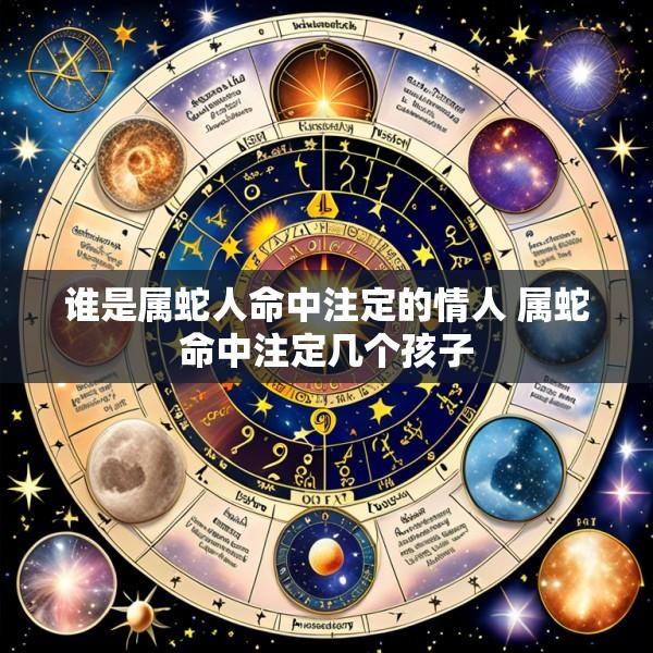 谁是属蛇人命中注定的情人 属蛇命中注定几个孩子