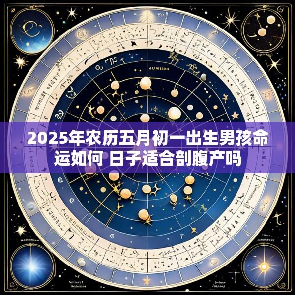 2025年农历五月初一出生男孩命运如何 日子适合剖腹产吗