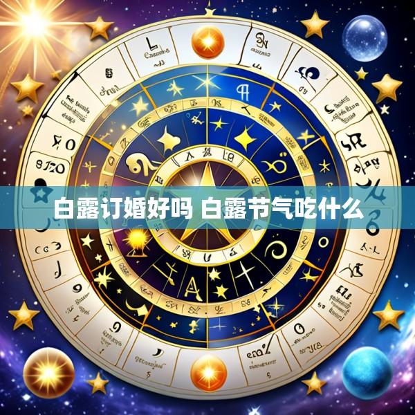白露订婚好吗 白露节气吃什么