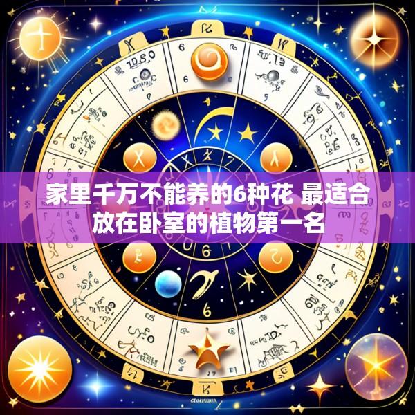 家里千万不能养的6种花 最适合放在卧室的植物第一名