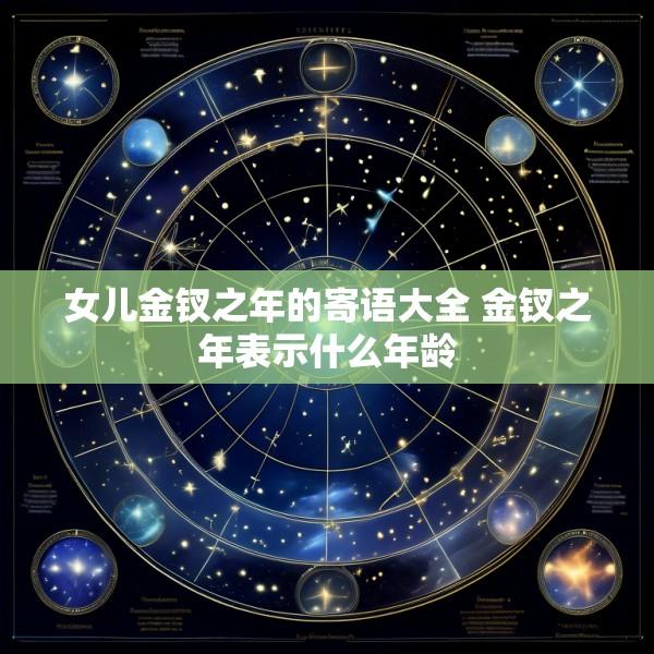 女儿金钗之年的寄语大全 金钗之年表示什么年龄