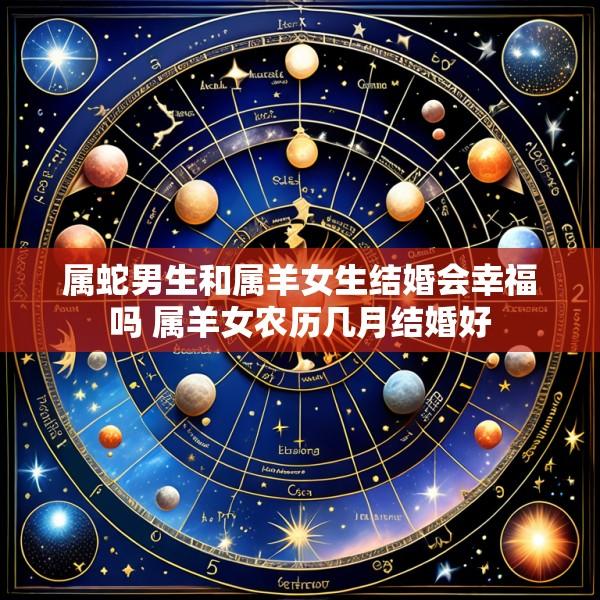 属蛇男生和属羊女生结婚会幸福吗 属羊女农历几月结婚好