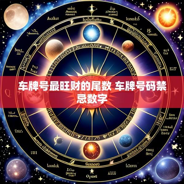 车牌号最旺财的尾数 车牌号码禁忌数字