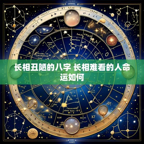长相丑陋的八字 长相难看的人命运如何